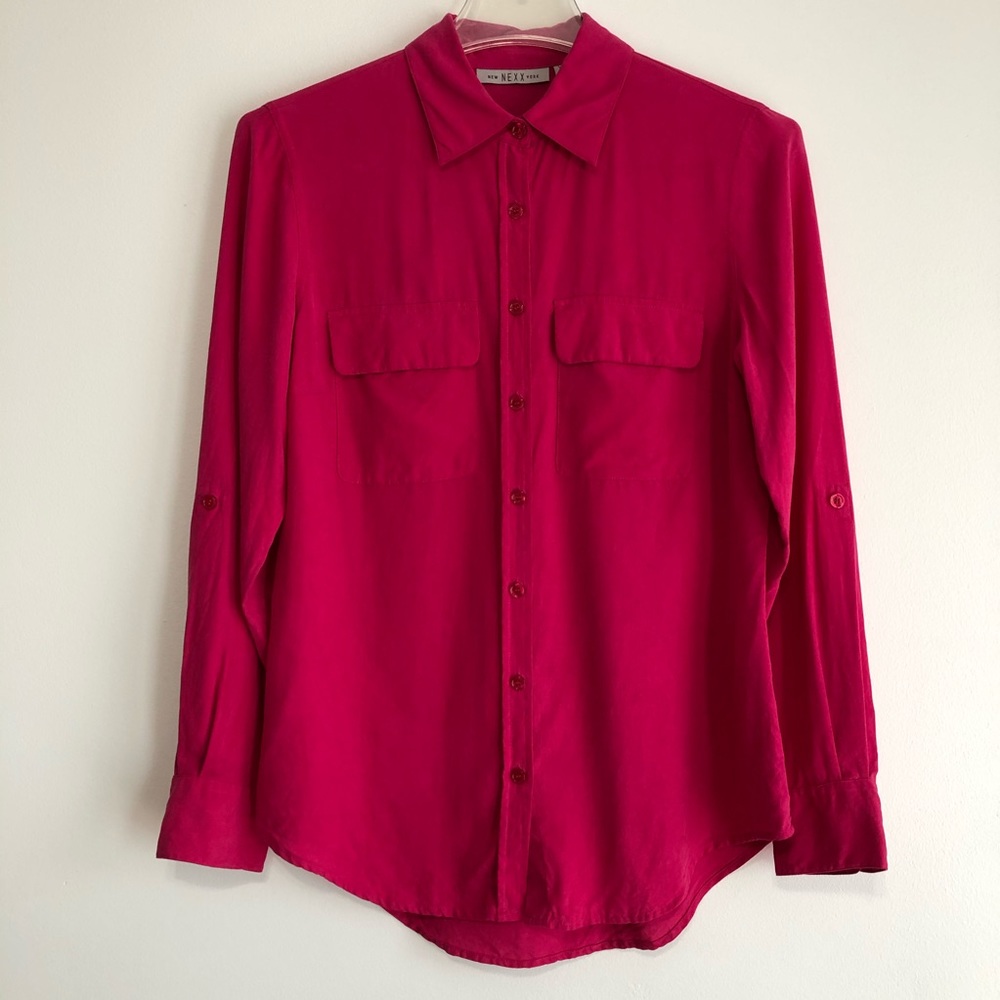 NEXX New York Silk Botton Down Shirt